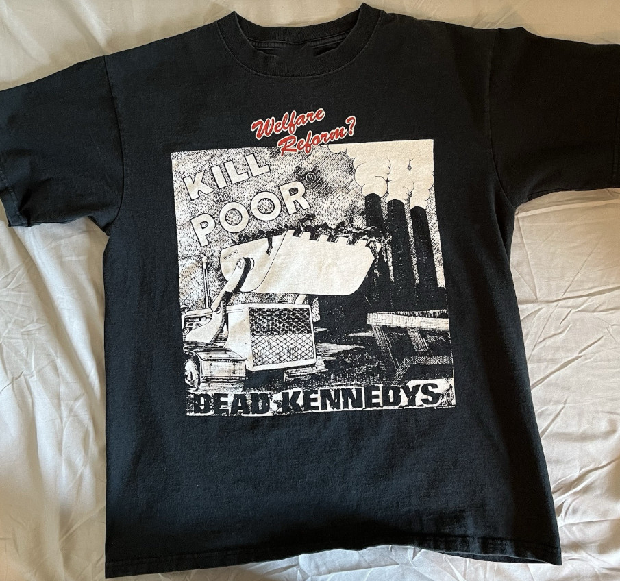 Vintage Dead Kennedys Kill Poor Unisex T-Shirt Cotton WA467