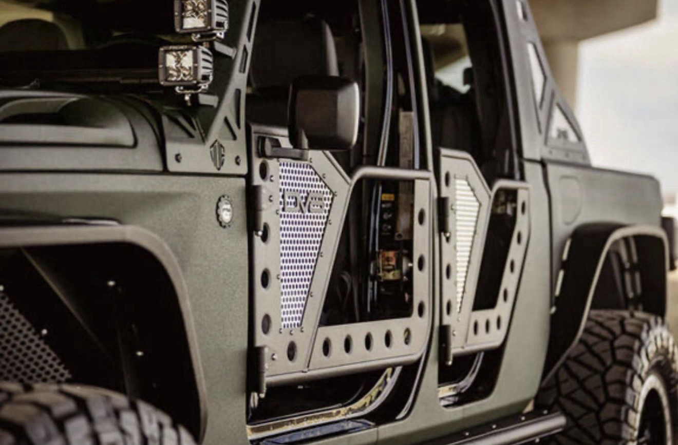 All 4 New DV8 Offroad RDJL-01 Rock Doors for 2018-2025 Jeep JL & Gladiator JT