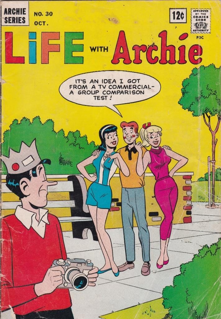 Life with Archie #30.  Archie Comics  1964  GD+  (2.5)