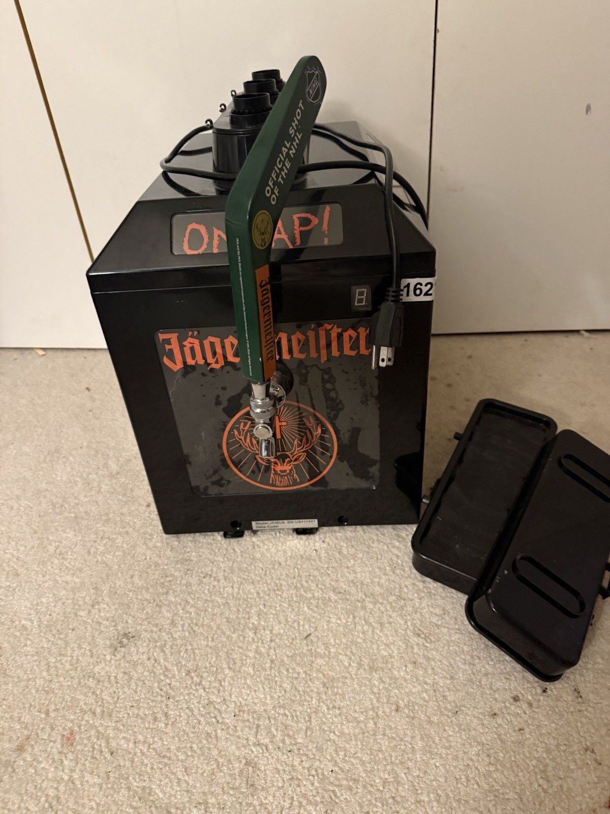 Jägermeister Electric Liquor Dispenser Black Orange Chiller On Tap Tested Jägermeister Electric Liquor Dispenser Black Orange Chiller On Tap Tested