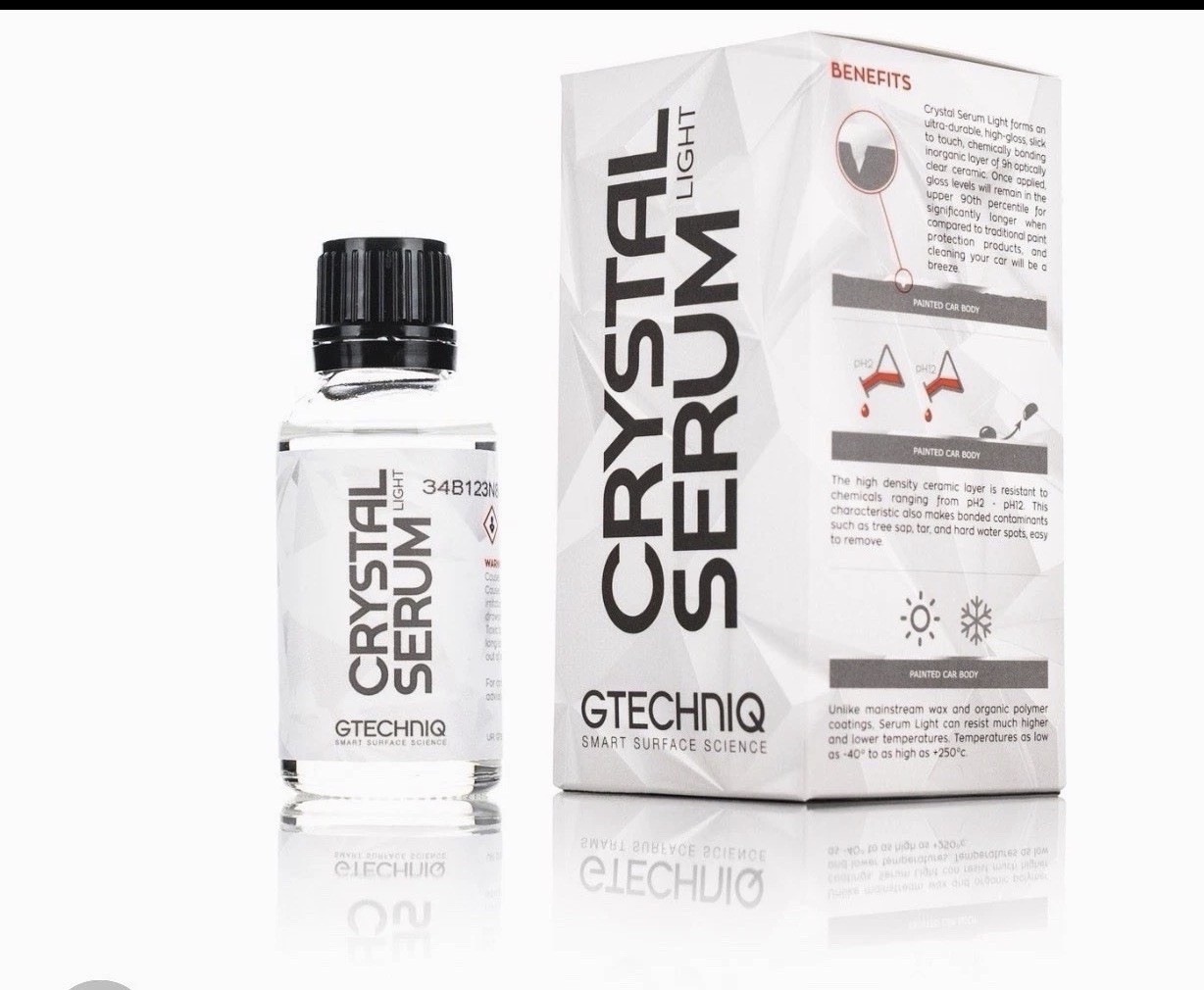 Gtechniq Crystal Serum Light 50ml . Ceramic Paint Coating Kit Gtechniq Crystal Serum Light 50ml . Ceramic Paint Coating Kit