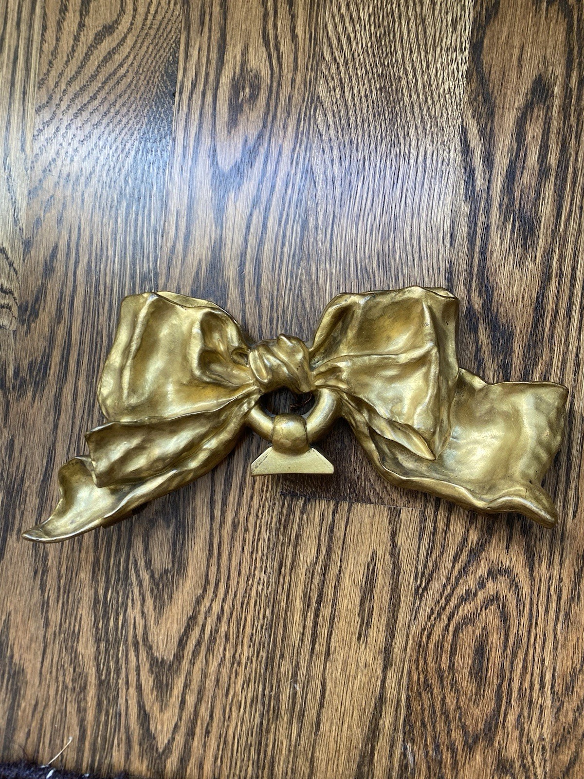 Heavy Metal Gold Gilt Ornate Art Ribbon Bow Wall Decor Accent Chintz Heavy Metal Gold Gilt Ornate Art Ribbon Bow Wall Decor Accent Chintz