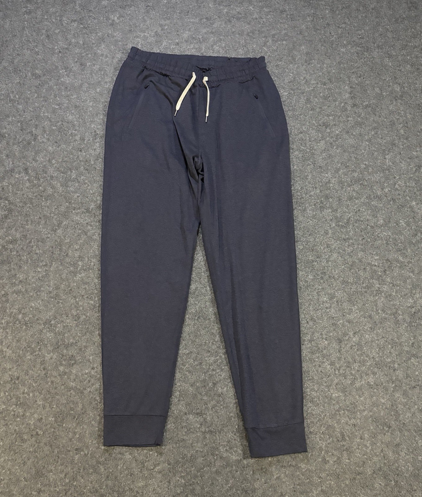 Vuori Ponto Performance Joggers Mens Large Blue Heather Sweatpants Drawstring Vuori Ponto Performance Joggers Mens Large Blue Heather Sweatpants Drawstring