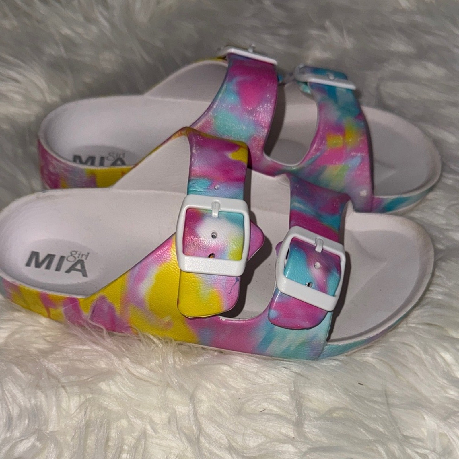 MIA Kids Colorful Tie-Dye Sandals