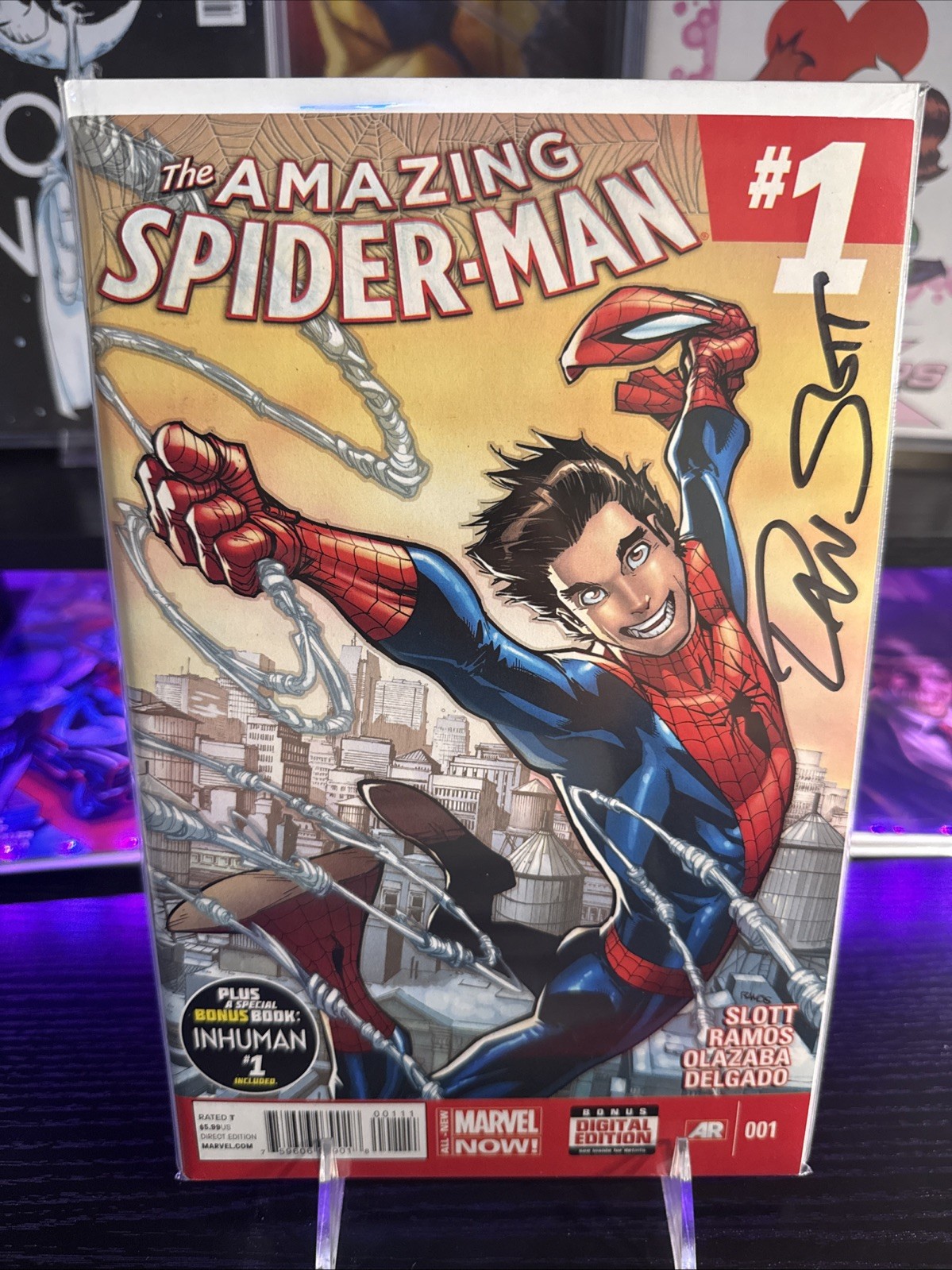 Amazing Spider-Man #1 Signed by Dan Slott Amazing Spider-Man #1 Signed by Dan Slott