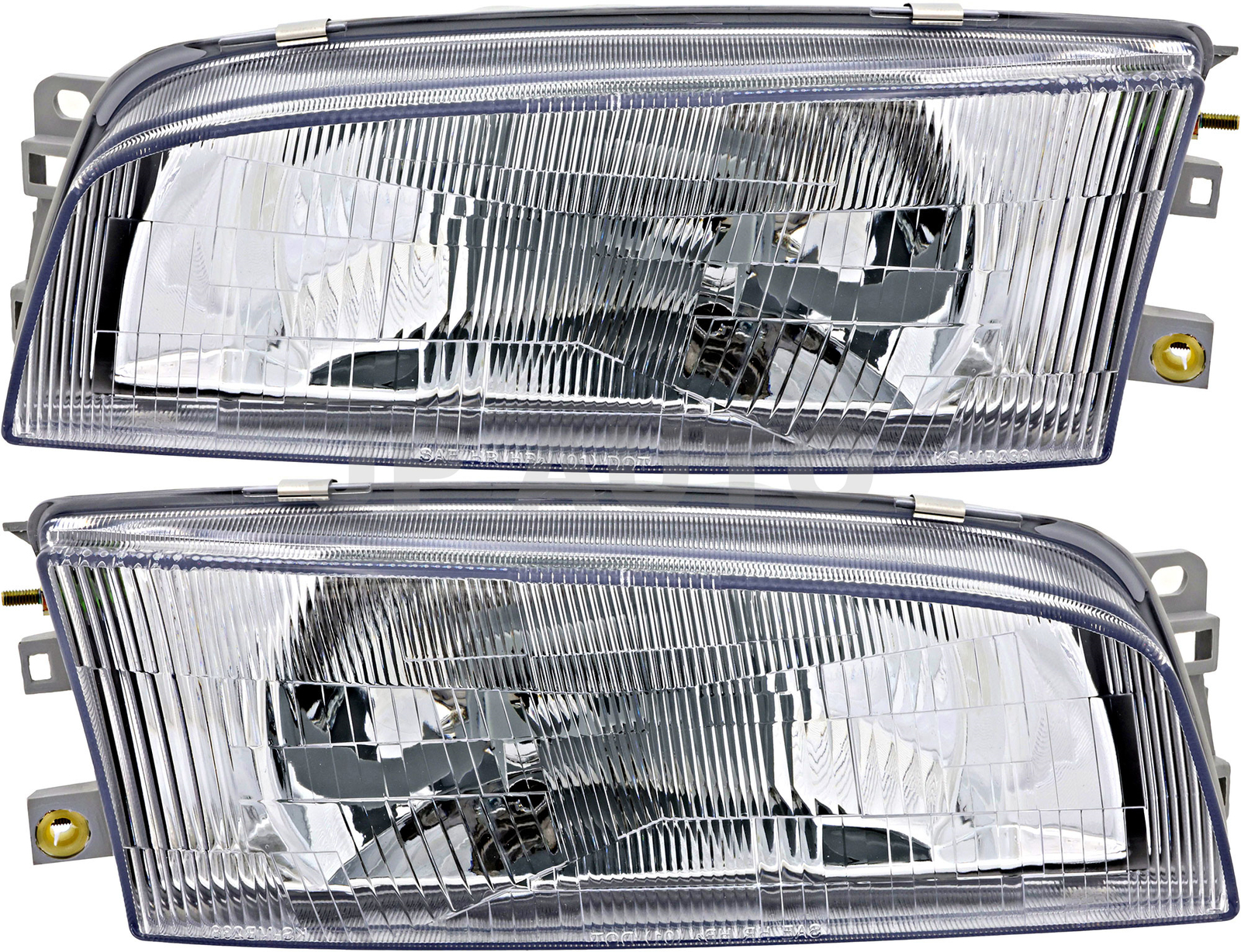 For 1997-2002 Mitsubishi Mirage Headlight Halogen Set Driver and Passenger Side For 1997-2002 Mitsubishi Mirage Headlight Halogen Set Driver and Passenger Side