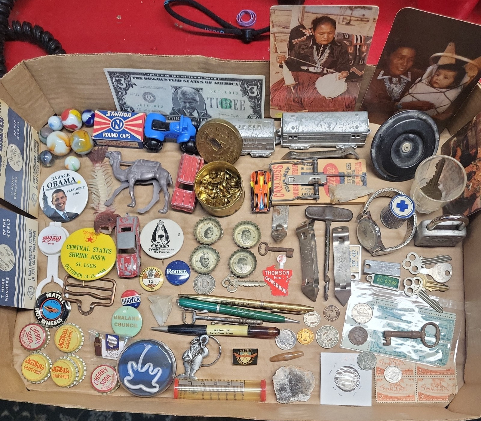 junk drawer lot vintage collectibles