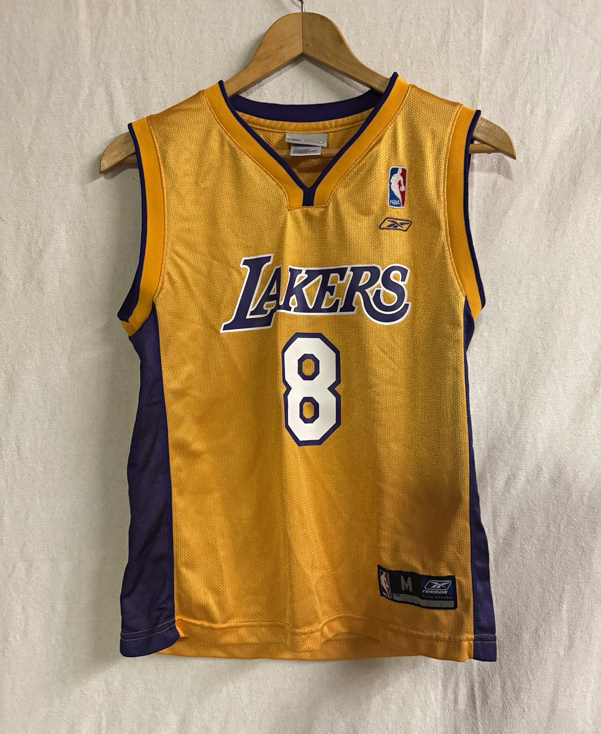 Vintage Reebok Kobe Bryant #8 Lakers Jersey Youth M 10-12 Gold NBA Vintage Reebok Kobe Bryant #8 Lakers Jersey Youth M 10-12 Gold NBA