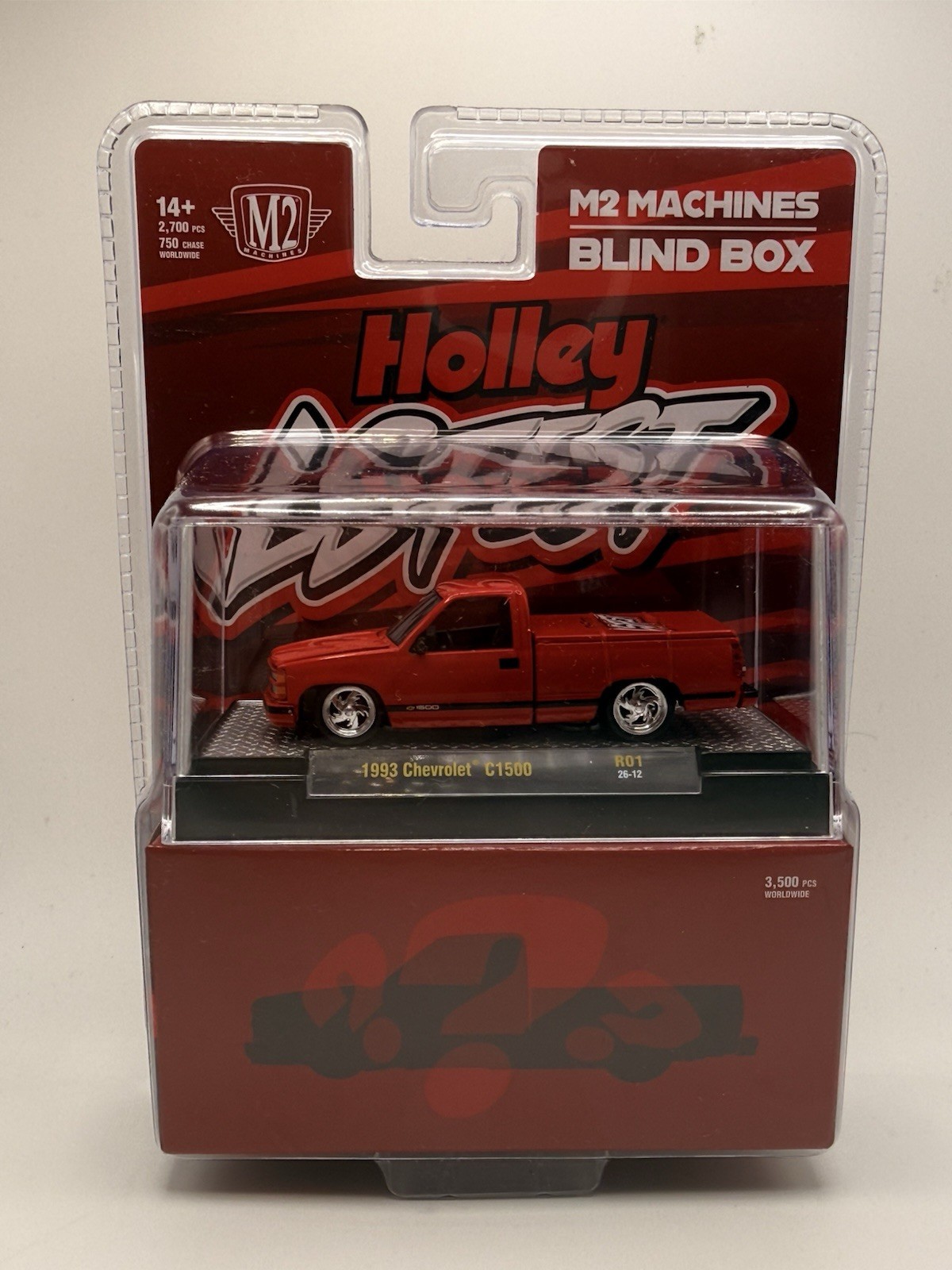 2026 M2 Machines Blind Box Holley LS Fest 1993 Chevrolet C1500 Pickup 1:64 Red 2026 M2 Machines Blind Box Holley LS Fest 1993 Chevrolet C1500 Pickup 1:64 Red