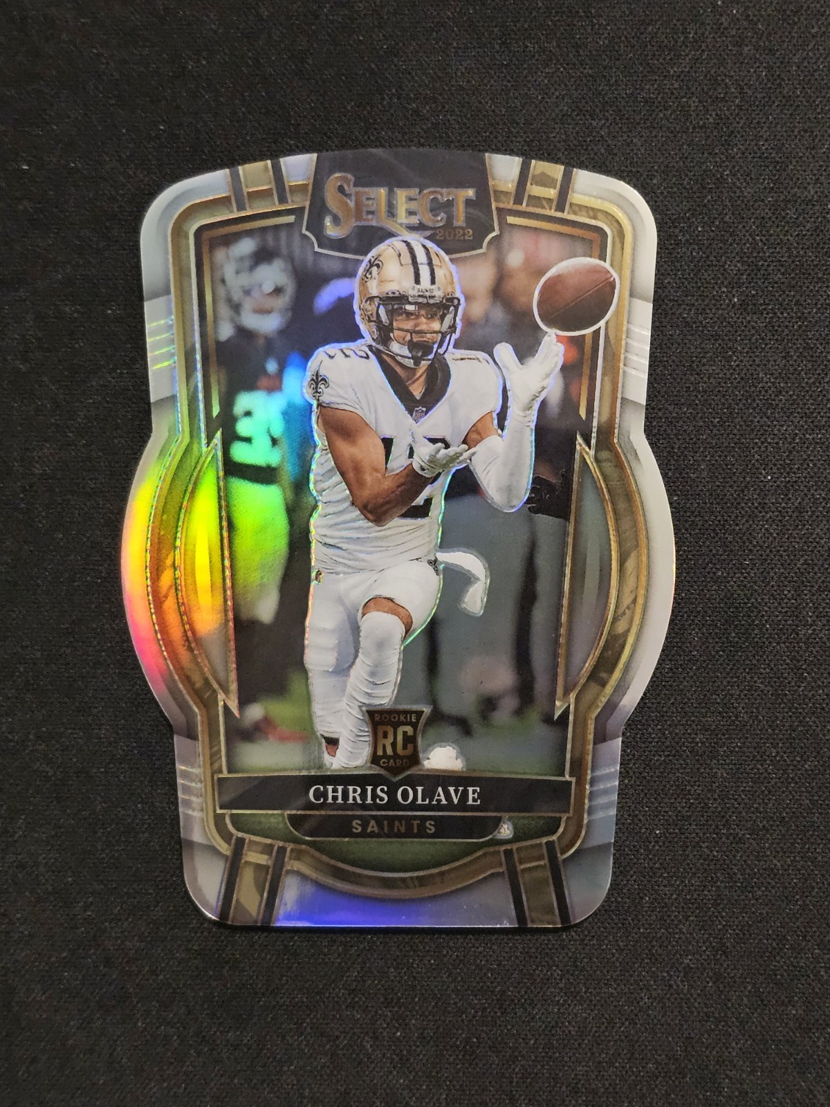 2022 Panini Select - Club Level Chris Olave #229 Silver Prizm Die-Cut (RC) 2022 Panini Select - Club Level Chris Olave #229 Silver Prizm Die-Cut (RC)