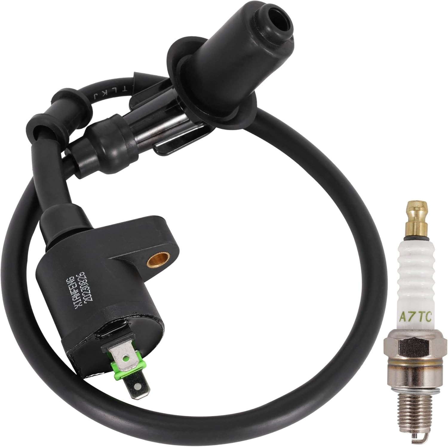 Racing Ignition Coil Electrode Spark Plug for 50Cc 80Cc 90Cc 110Cc 125Cc 150Cc M Racing Ignition Coil Electrode Spark Plug for 50Cc 80Cc 90Cc 110Cc 125Cc 150Cc M