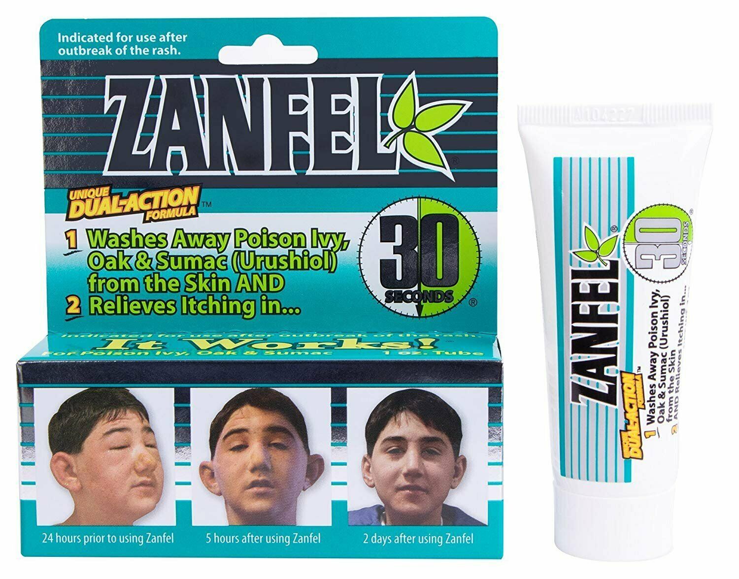 Zanfel Poison Ivy Poison Oak & Sumac Wash with Unique Dual Action Formula 1 oz Zanfel Poison Ivy Poison Oak & Sumac Wash with Unique Dual Action Formula 1 oz