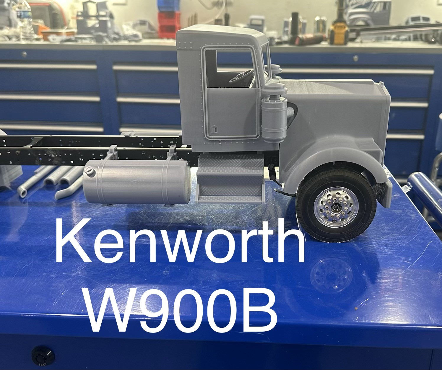 rc tamiya 1/14 truck body parts Kenworth 1:14 T800 W W900b T-680 Lesu Lowboy 