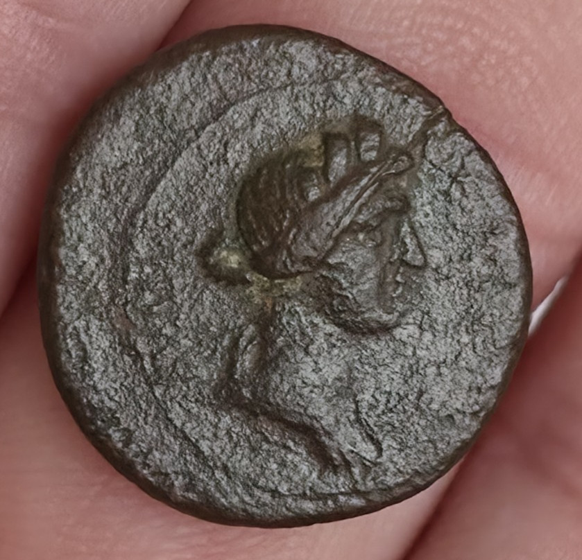 Pergamum, Mysia (circa AD 40-60) AE 18; pseudo-autonomous issue - RPC 2374 ~2.9g