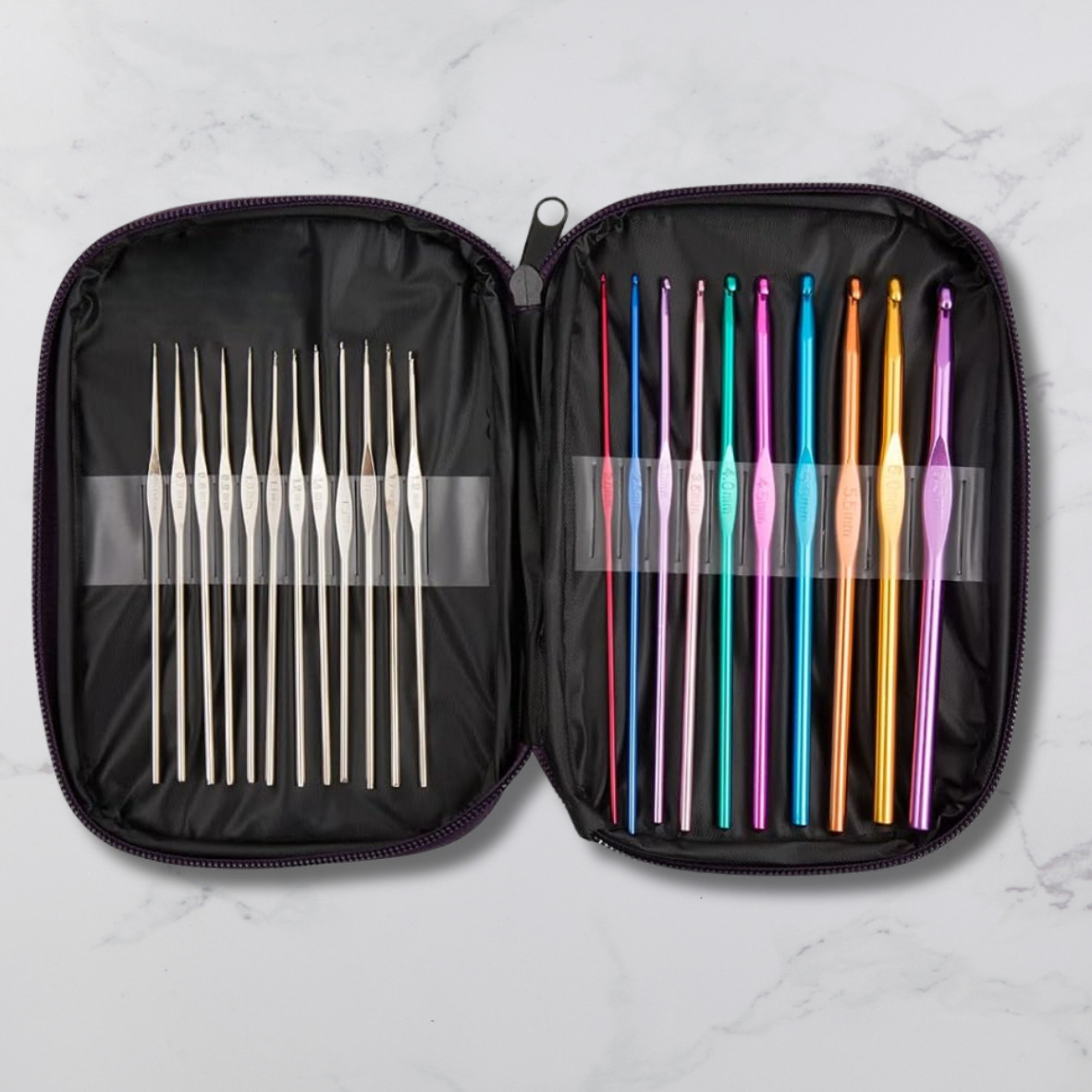 22pcs Crochet Hook Set Yarn Knitting Needles Sewing Tools DIY Crochet Craft Tool 22pcs Crochet Hook Set Yarn Knitting Needles Sewing Tools DIY Crochet Craft Tool