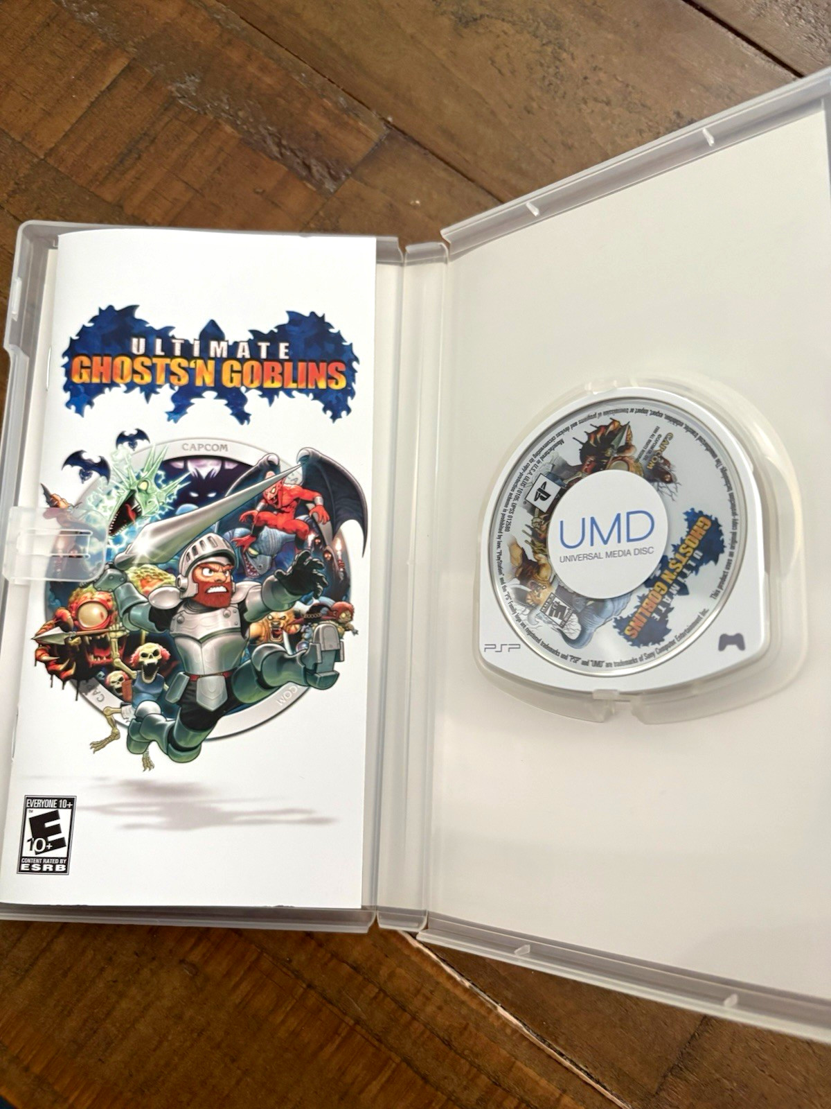 Capcom Ultimate Ghosts 'N Goblins Sony PSP Action Adventure E10+ Manual