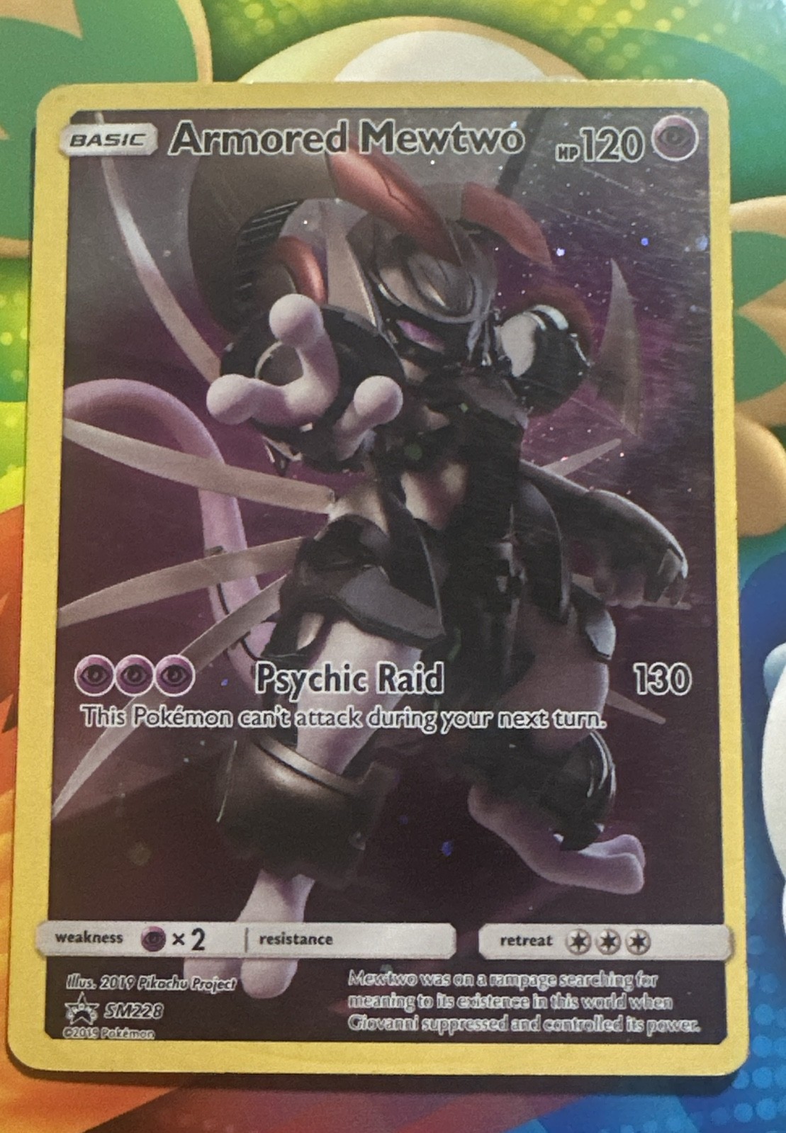 Armored Mewtwo SM228 Sm Holo Armored Mewtwo SM228 Sm Holo