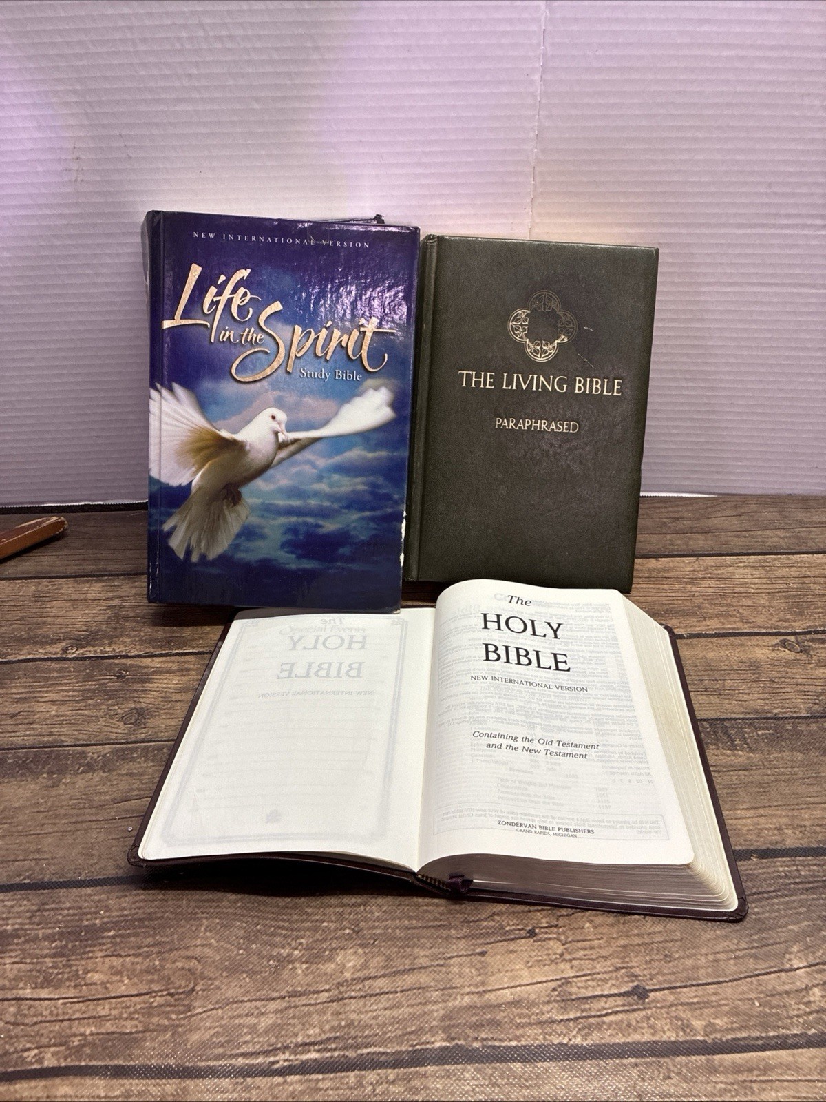 NIV Life in the Spirit Study Bible With 2 Extra Bibles NIV Life in the Spirit Study Bible With 2 Extra Bibles