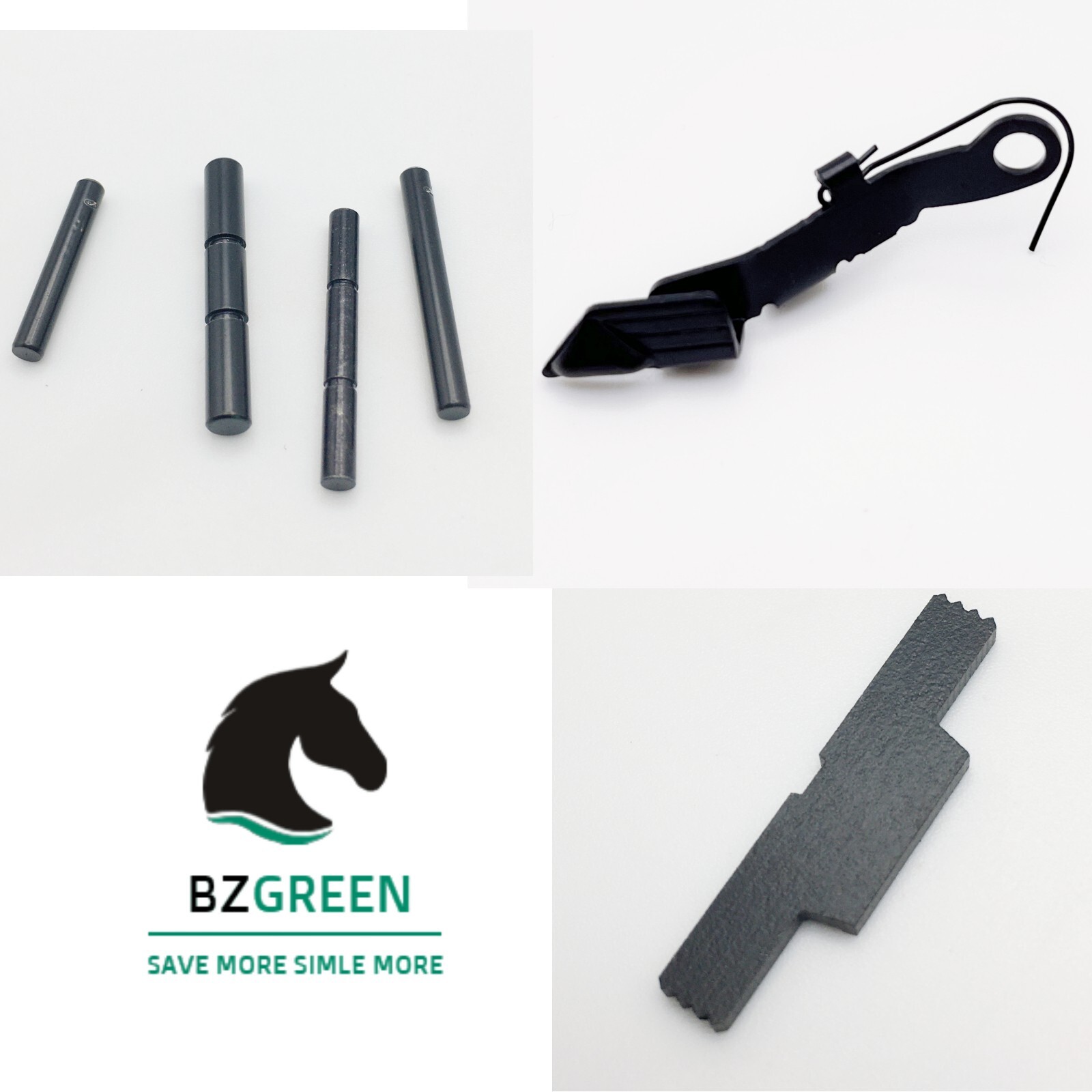 For GLOCK GEN 1 2 3 4 Extended Control Kit, Slide Stop Release, ESLL, Pins,5 Col