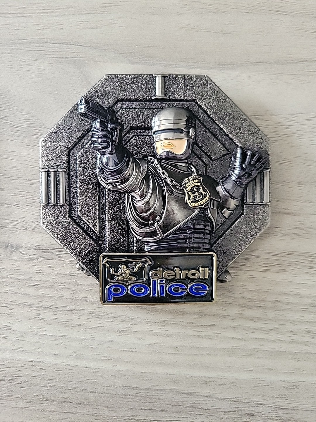 Detroit Police Department Robocop Challenge Coin Detroit Police Department Robocop Challenge Coin