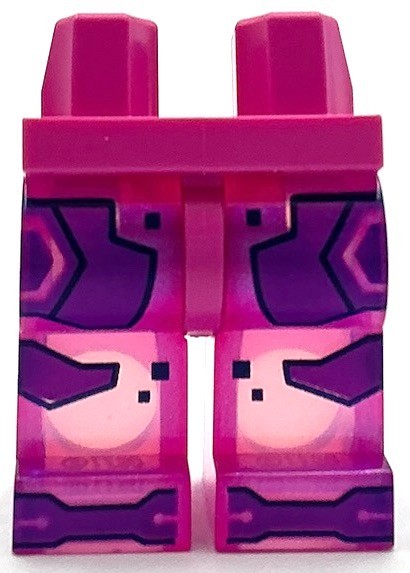 Lego NewMinifig Dark Pink Pants Satin Trans-Dark Pink Legs Purple Panels Part Lego NewMinifig Dark Pink Pants Satin Trans-Dark Pink Legs Purple Panels Part