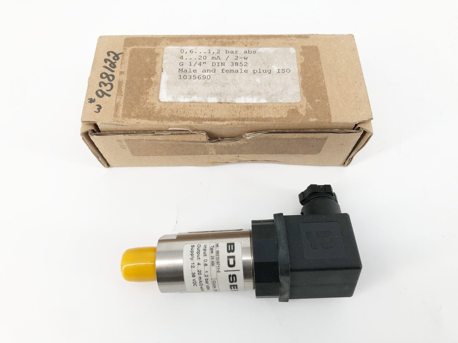 New BD Sensors 26.600-D097-A-1-100-300-1-500 Pressure Transmitter 0.6-1.2 Bar New BD Sensors 26.600-D097-A-1-100-300-1-500 Pressure Transmitter 0.6-1.2 Bar