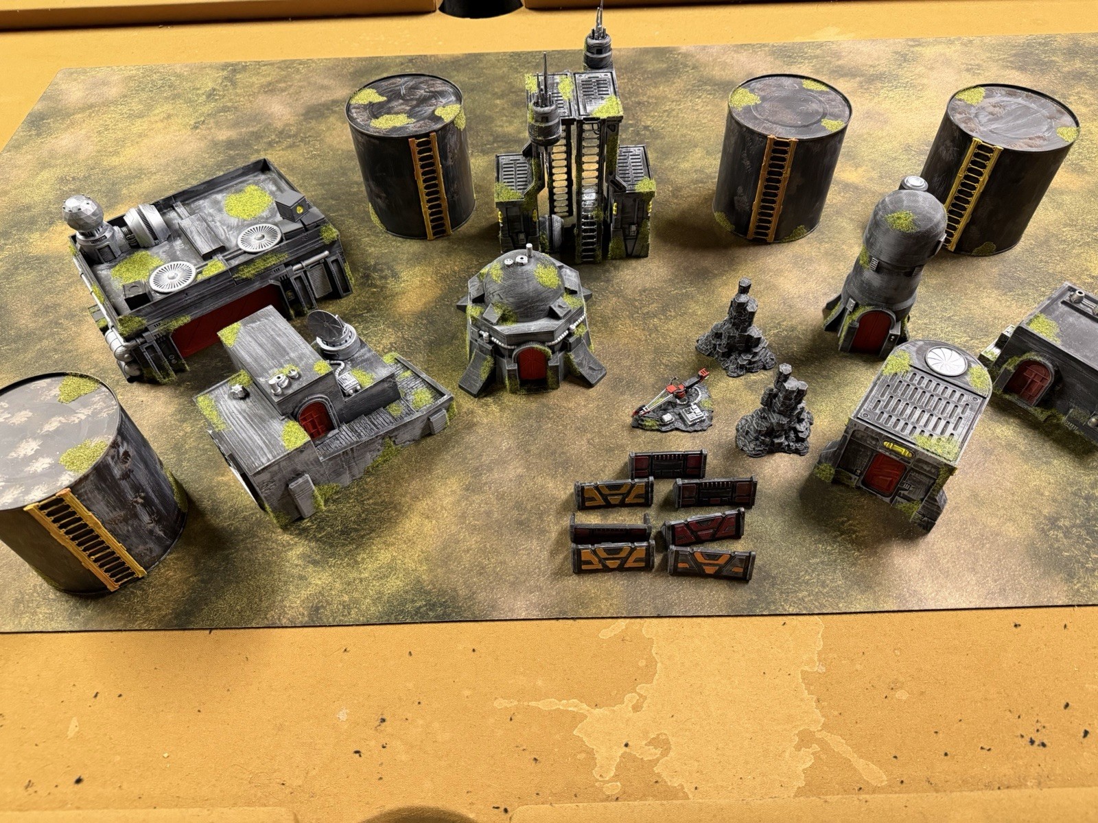 Tabletop Terrian Painted and Nice Mat Board Gaming Mat