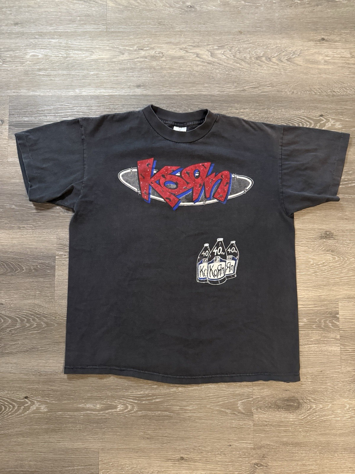 Vintage 1996 Korn life Is Peachy On Tour Parking Lot Tee Deftones Slipknot RARE