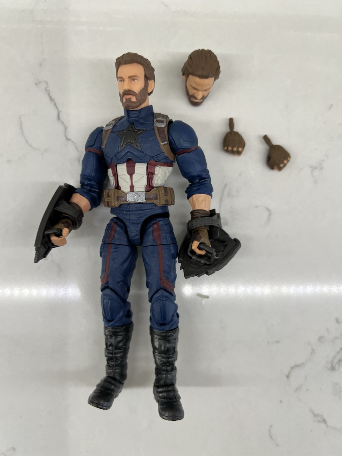 Hasbro Marvel Legends Infinity Saga series Avengers Infinity War Captain America Hasbro Marvel Legends Infinity Saga series Avengers Infinity War Captain America