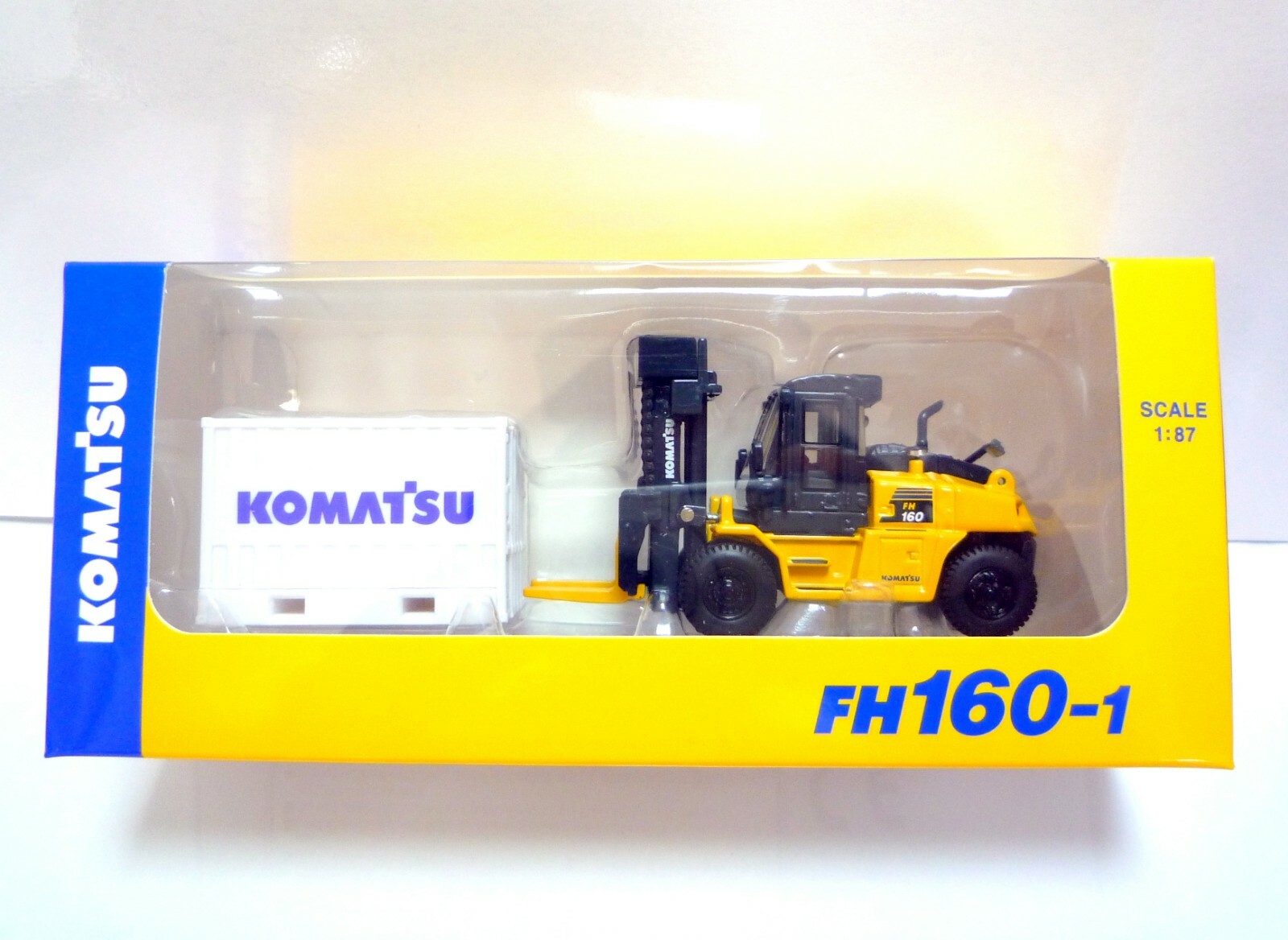 Komatsu Official Diecast Model Forklift FH160-1 / 1:87 / Japan Exclusive