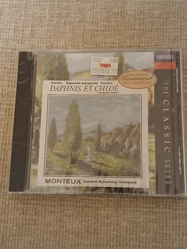 RAVEL: Daphnis & Chloe / Rhapsodie Espagnole CD - Pierre Monteux - New/Sealed RAVEL: Daphnis & Chloe / Rhapsodie Espagnole CD - Pierre Monteux - New/Sealed