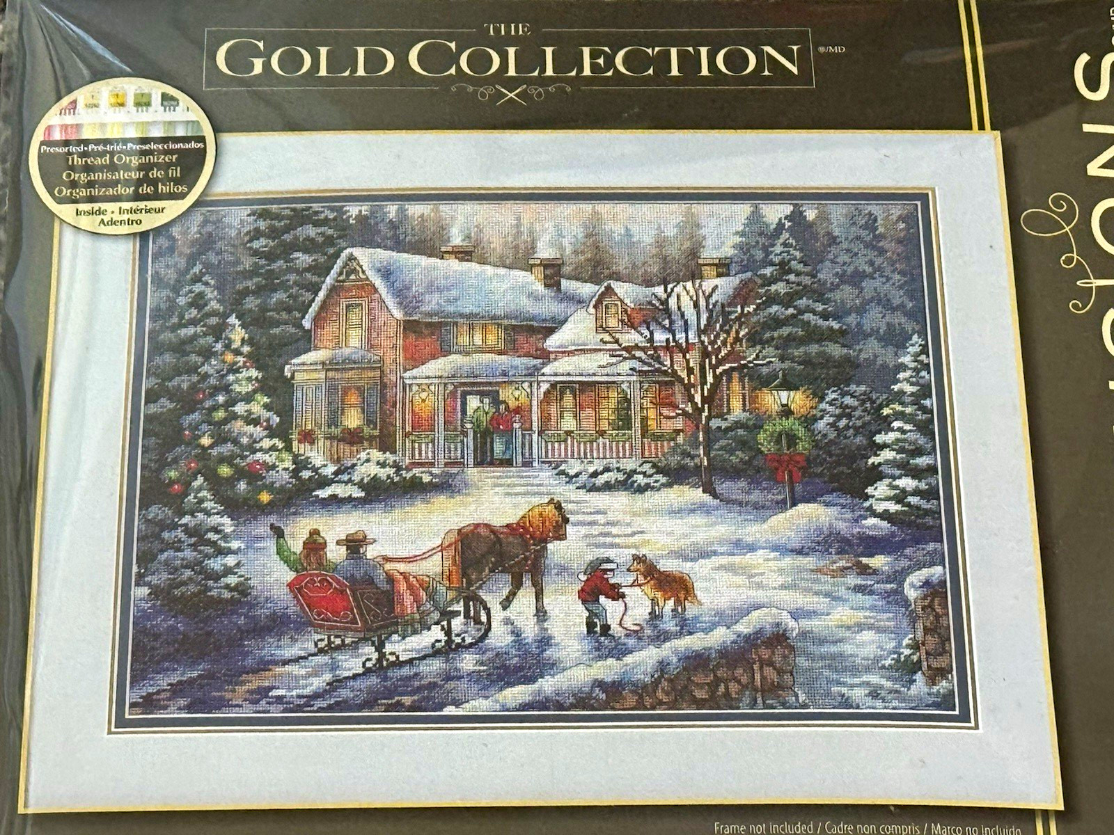 Dimensions Gold Collection 8733 Coming Home Holidays Cross Stitch Kit 💙 Dimensions Gold Collection 8733 Coming Home Holidays Cross Stitch Kit 💙