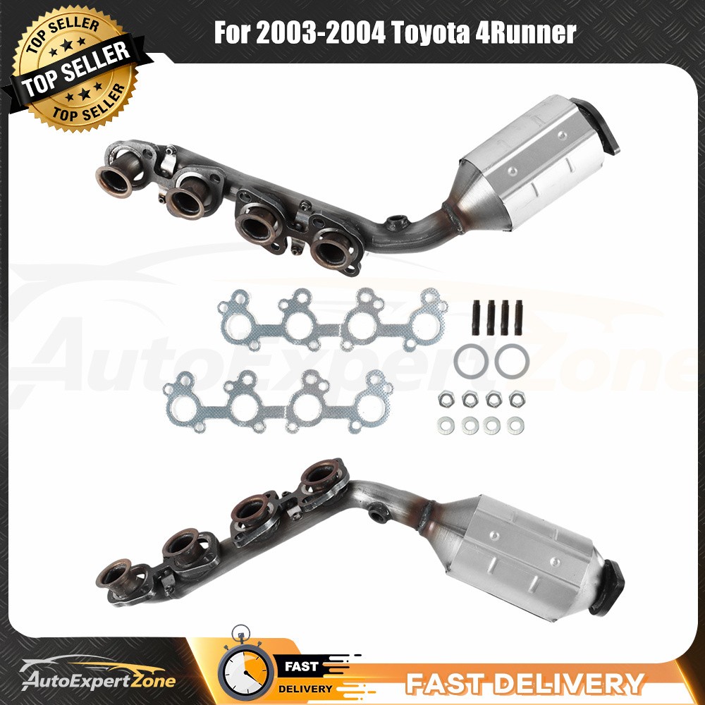 2x Exhaust Catalytic Converter for Toyota 4Runner Lexus GX470 2003-2004 V8 4.7L