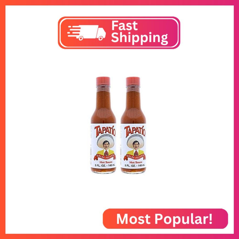 Tapatio Hot Sauce - Original 5 oz Glass Bottles - Salsa Picante (2)