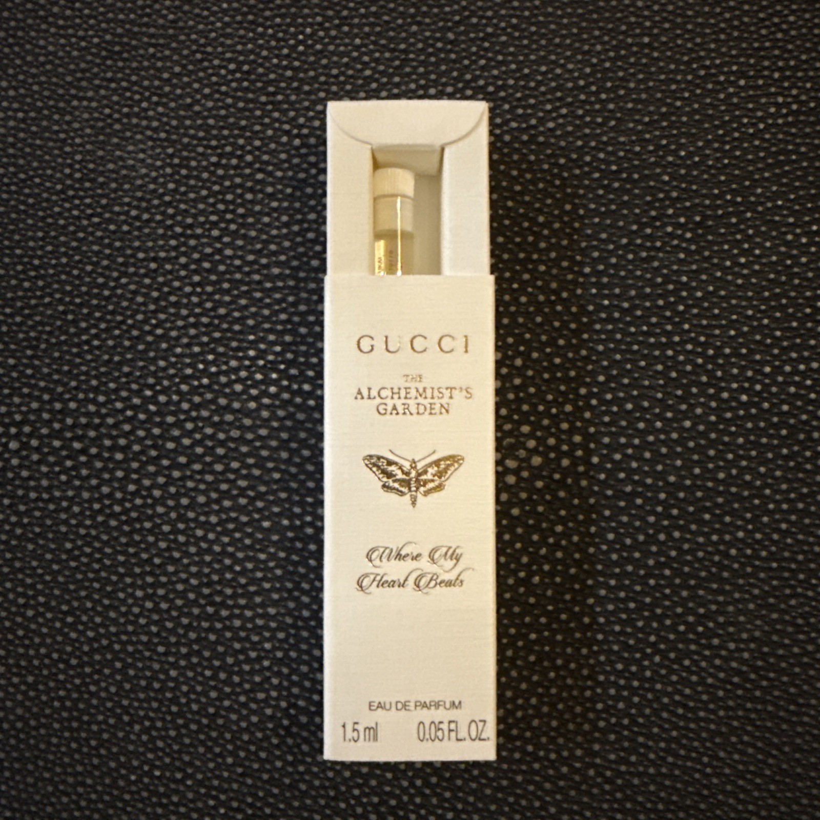 GUCCI THE ALCHEMIST’S GARDEN Where My Heart Beats EDP 1.5 ml ( 0.05 FL.OZ.) NEW GUCCI THE ALCHEMIST’S GARDEN Where My Heart Beats EDP 1.5 ml ( 0.05 FL.OZ.) NEW