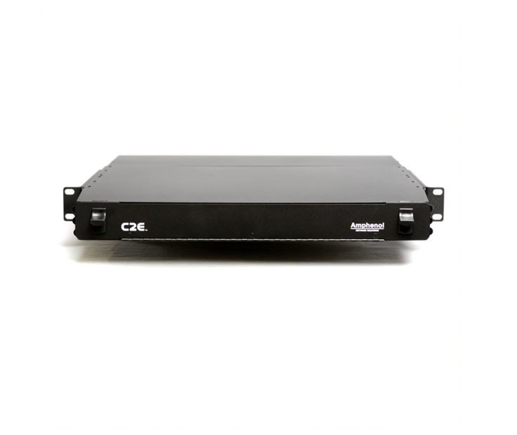 (NO BOX) Amphenol Telect C2E-01U Fiber Distribution Chassis 1RU Base 12 modules (NO BOX) Amphenol Telect C2E-01U Fiber Distribution Chassis 1RU Base 12 modules