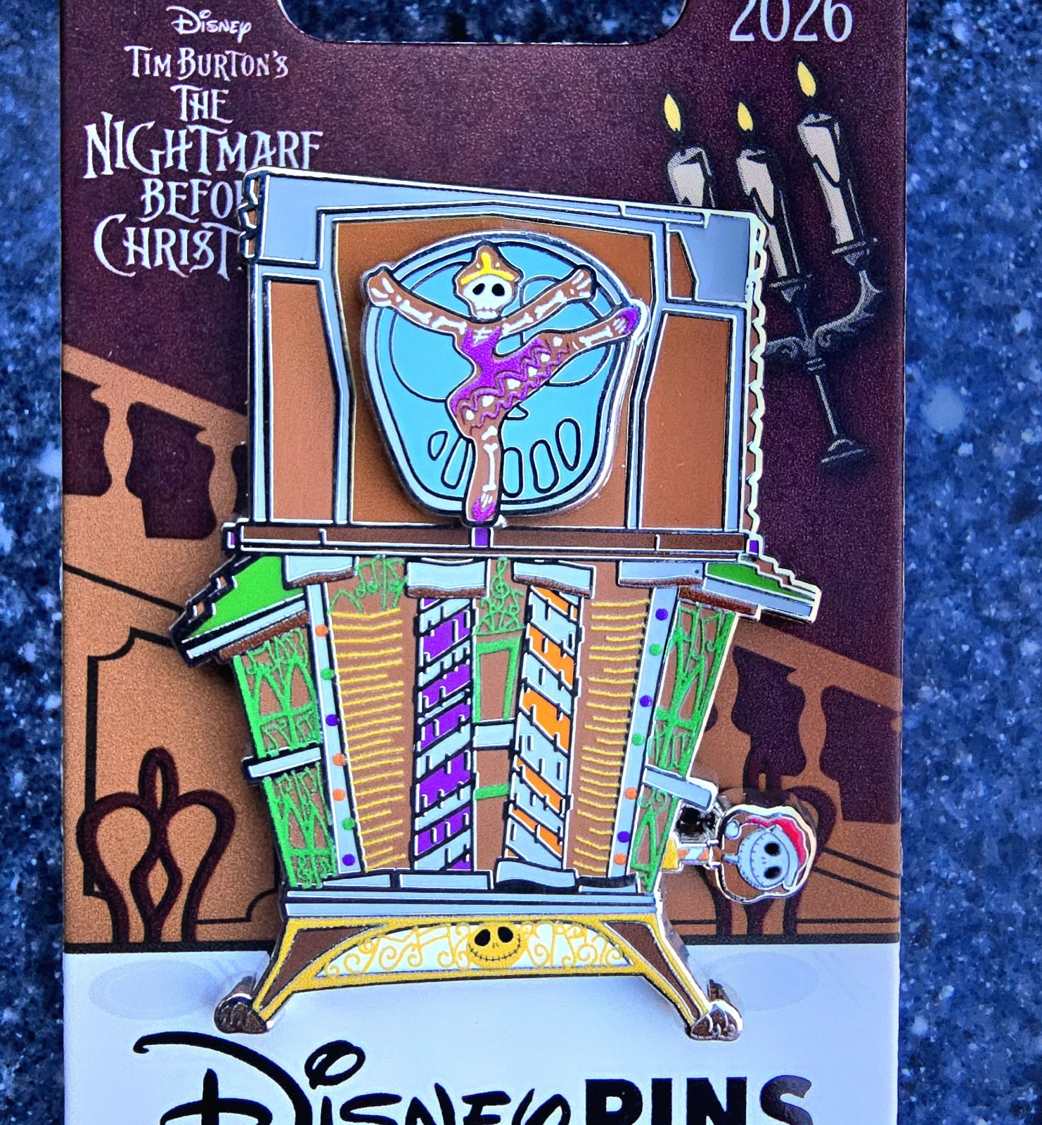 Disney Tim Burton's NBC Haunted Mansion Holiday 2026 LR Pin Disney Tim Burton's NBC Haunted Mansion Holiday 2026 LR Pin