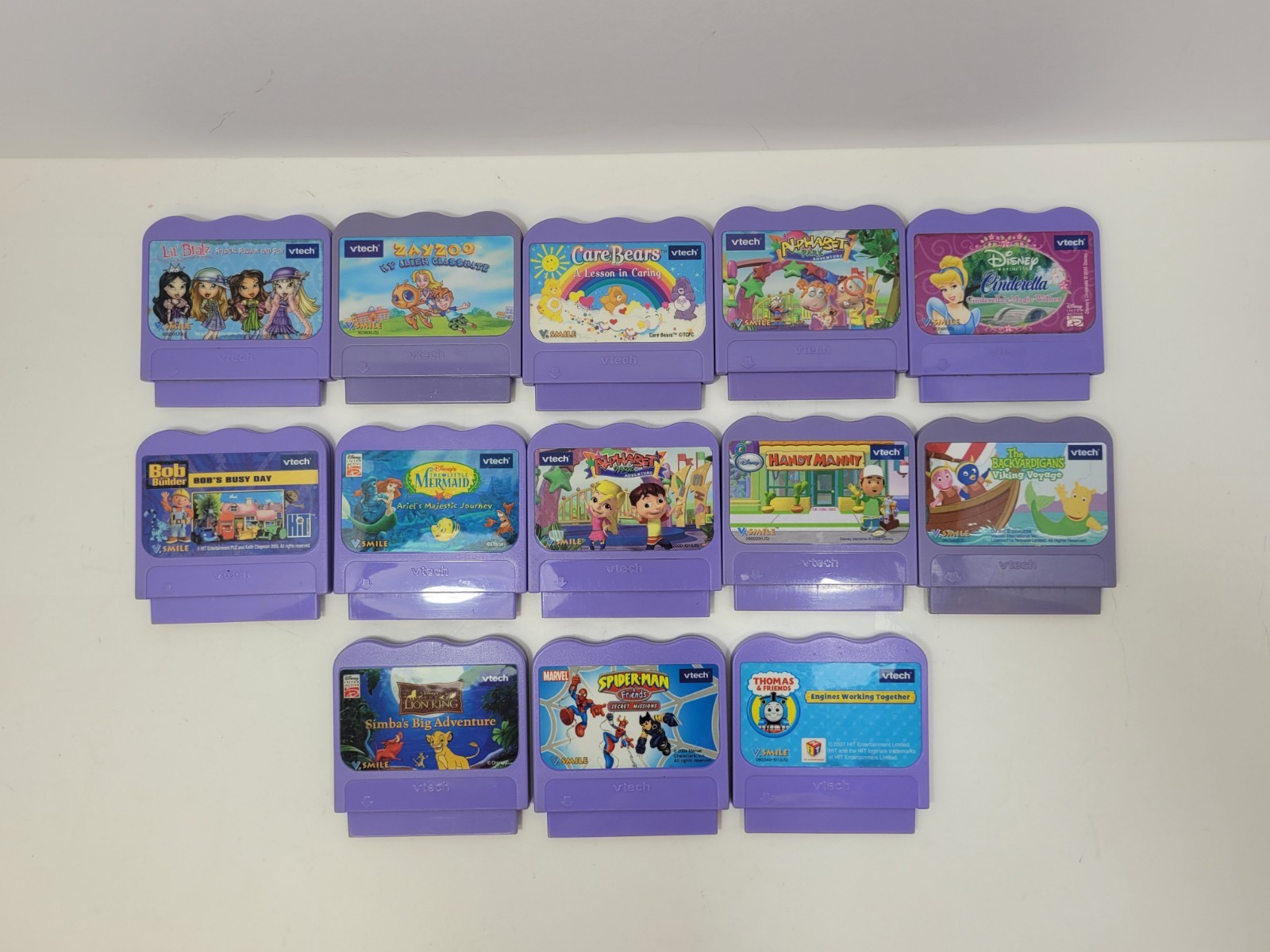 Lot of 13 VTech V.Smile Smartridge Game Cartridges Bundle - Disney, Marvel Lot of 13 VTech V.Smile Smartridge Game Cartridges Bundle - Disney, Marvel