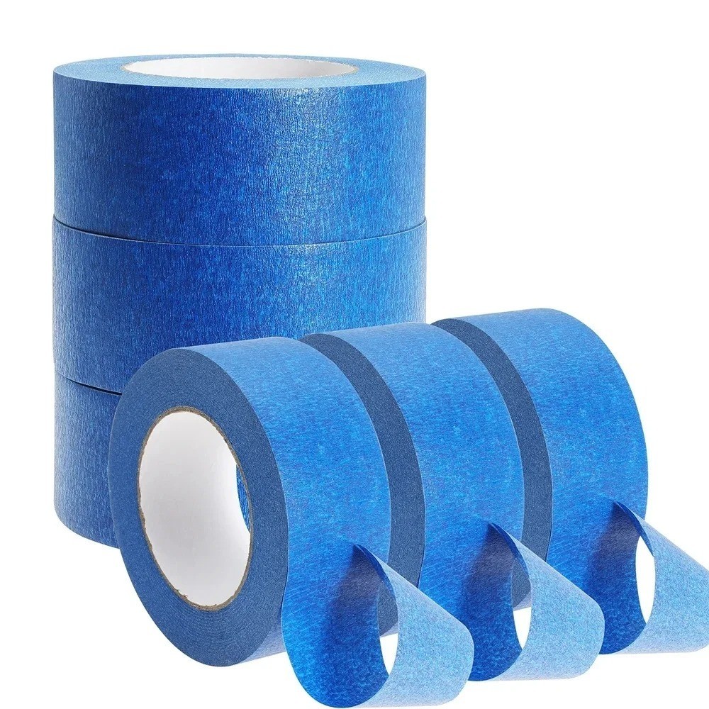3 Rolls Blue Painter’s Tape 2 Inch x 60 Yards 5.5 Mil Masking Tape Clean Removal 3 Rolls Blue Painter’s Tape 2 Inch x 60 Yards 5.5 Mil Masking Tape Clean Removal