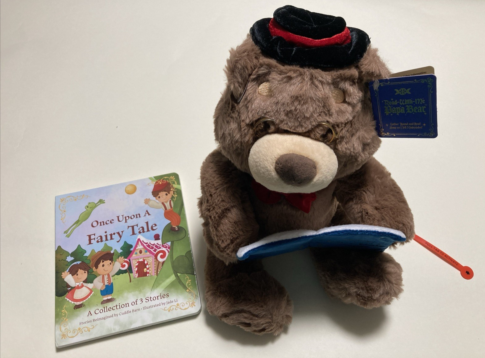 Cuddle Barn Read-With-Me Papa Bear Animated Plush Book Reads 3 Stories TESTED Cuddle Barn Read-With-Me Papa Bear Animated Plush Book Reads 3 Stories TESTED