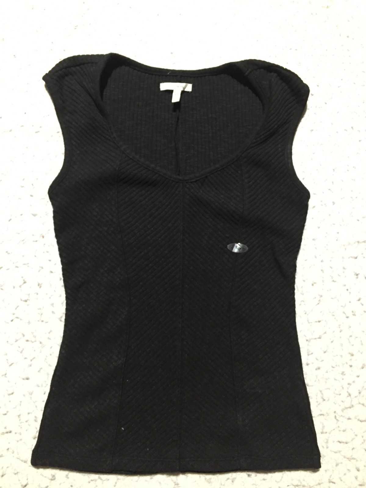 NWOT Maurices Knit Top Womens XS Black Scooped V Neck Short Sleeve Soft NWOT Maurices Knit Top Womens XS Black Scooped V Neck Short Sleeve Soft