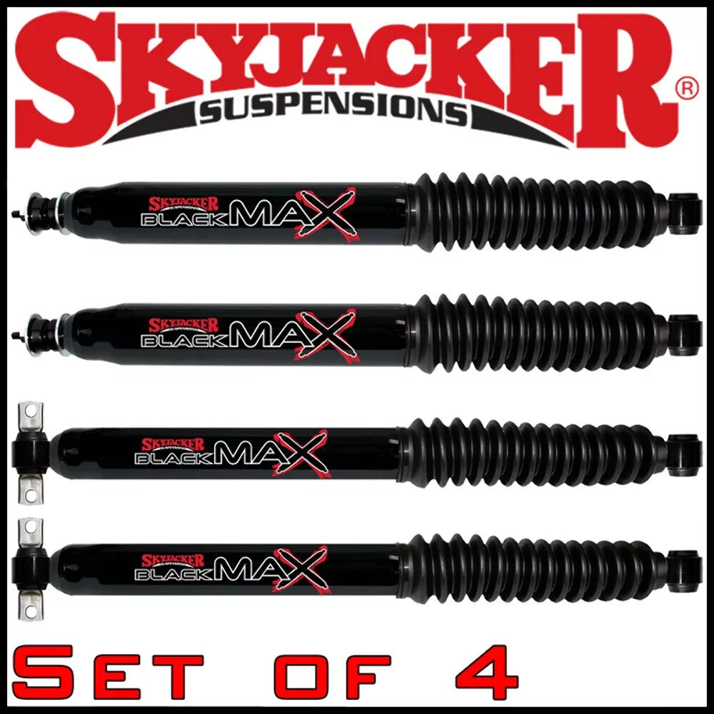 Skyjacker Black MAX Shock Set Fits Jeep Wrangler TJ 97-06 4WD 3.5-4