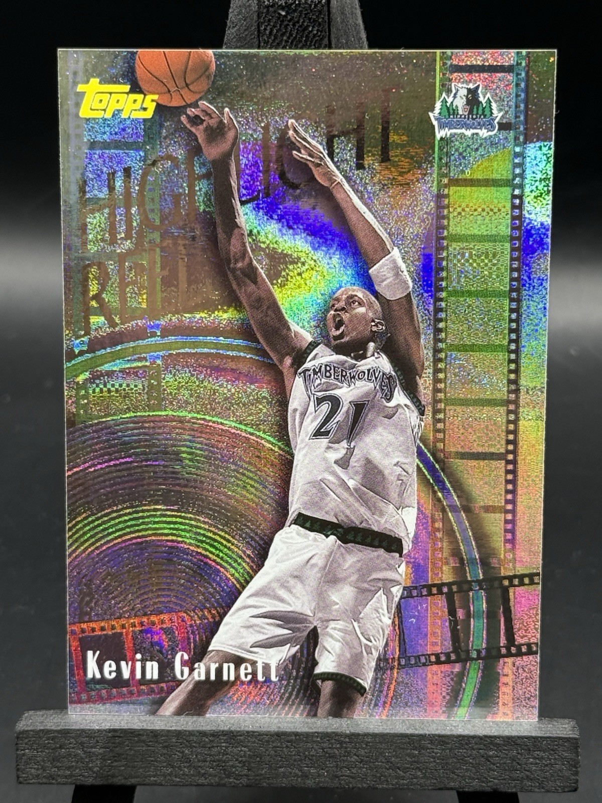 1999-00 Topps - Highlight Reels Kevin Garnett #HR3 1999-00 Topps - Highlight Reels Kevin Garnett #HR3