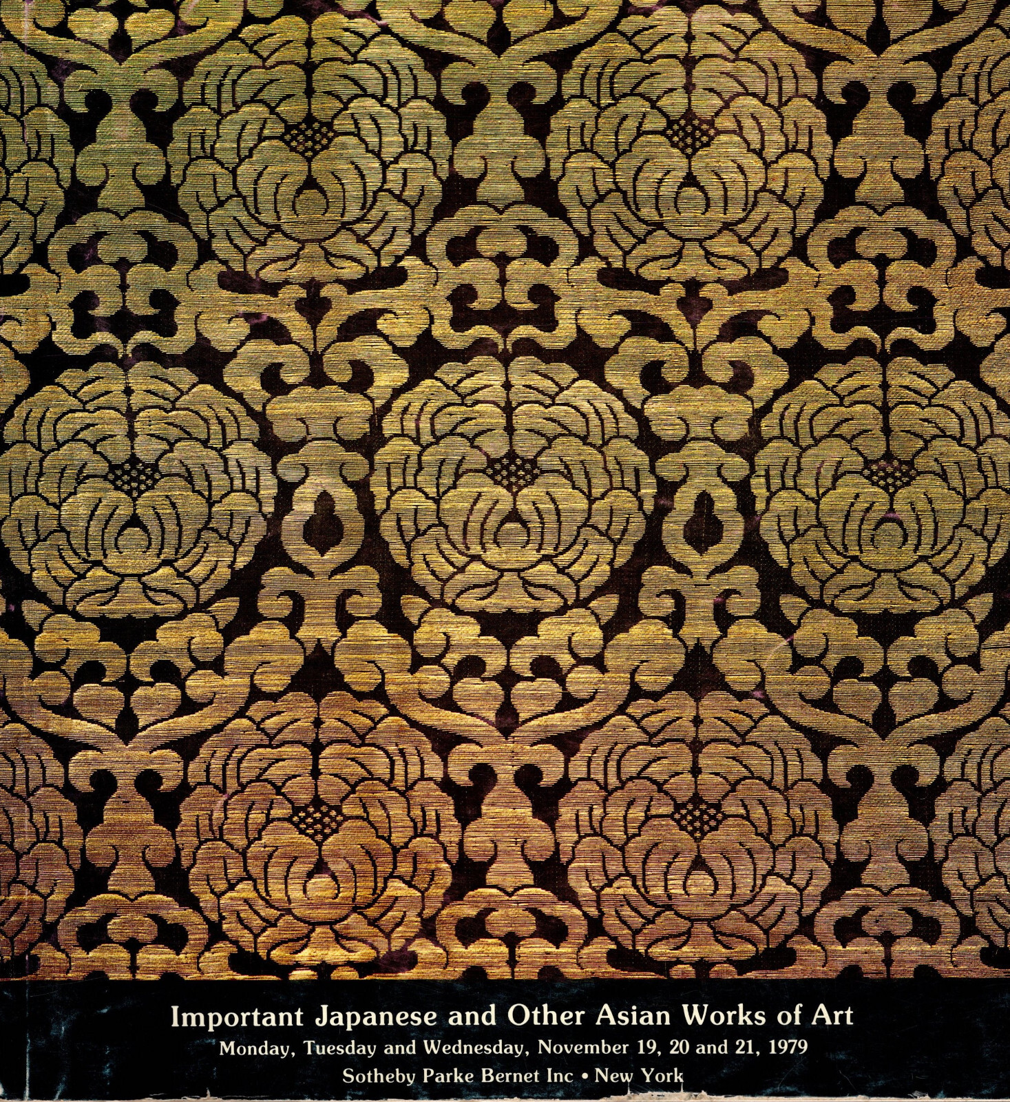 IMPORTANT JAPANESE & Asian 11/19-21/1979 SOTHEBY\'S NY