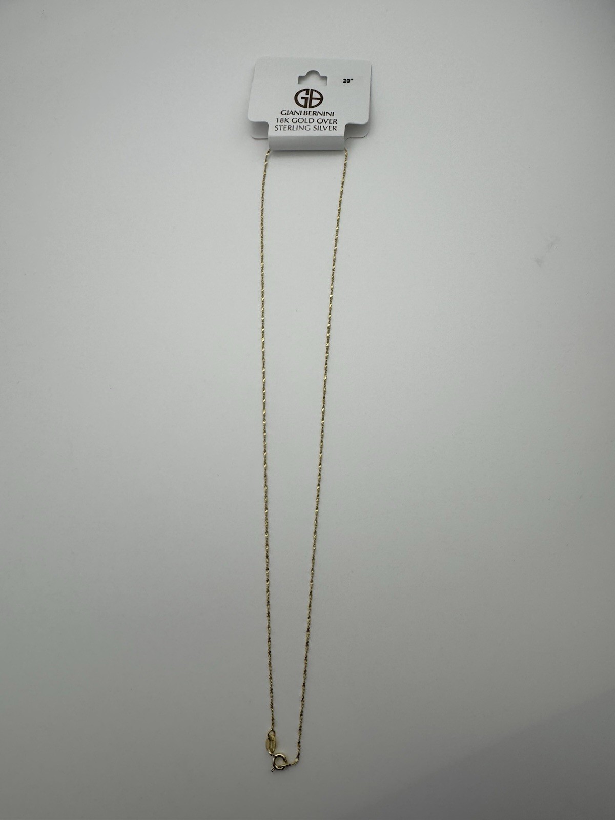Giani Bernini 20 “Chain Necklace in 18k Gold Over Sterling Silver NWT Giani Bernini 20 “Chain Necklace in 18k Gold Over Sterling Silver NWT