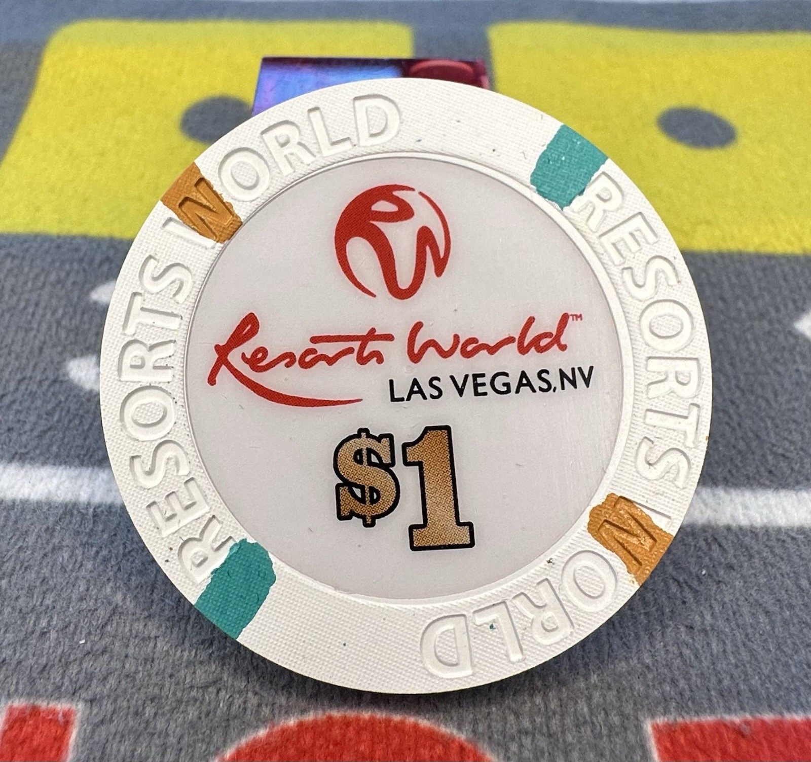🎰🎲$1 Resorts World Casino Chip Las Vegas NV 1 Of 26 Strip Properties🎲🎰 🎰🎲$1 Resorts World Casino Chip Las Vegas NV 1 Of 26 Strip Properties🎲🎰