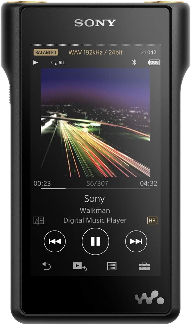 Sony NW-WM1A 128GB Premium Walkman Digital Music Player with Hi-Res Audio Black