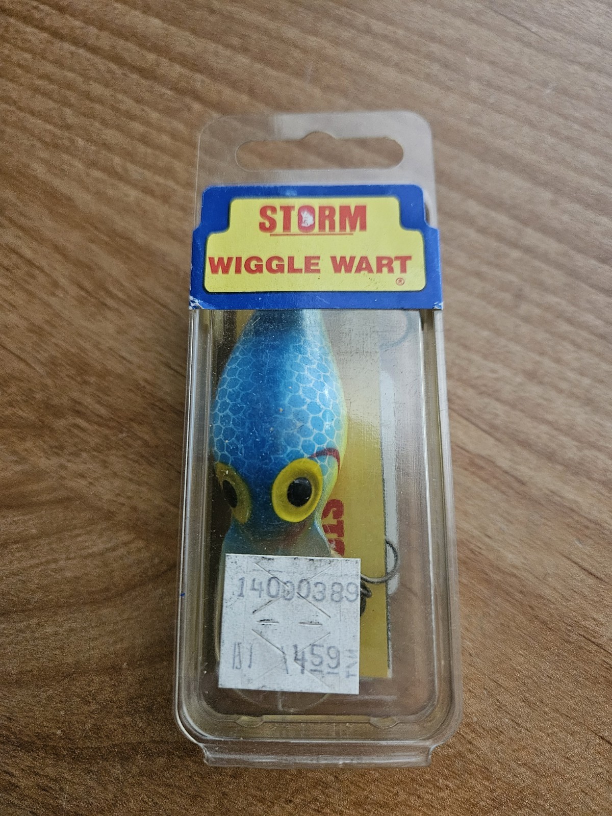 Vintage Pre-Rapala Storm Wiggle Wart Crankbait - V30 Chartreuse Blue Back OB Vintage Pre-Rapala Storm Wiggle Wart Crankbait - V30 Chartreuse Blue Back OB
