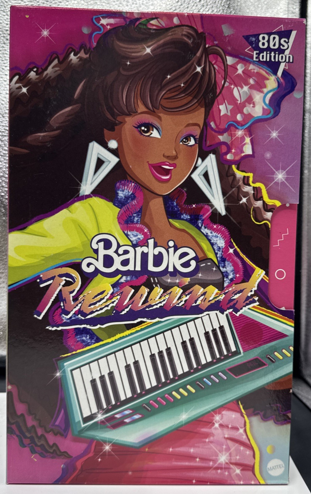 Barbie Rewind 80s Edition Night Out Fashion & Accessories Brunette Doll GTJ88