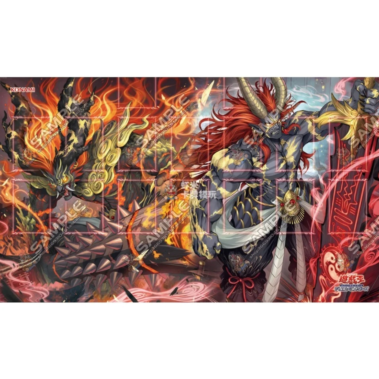 for Yu-Gi-Oh Akasuna the Battle Ashtra TCG CCG Beyond the Brave Game Mat